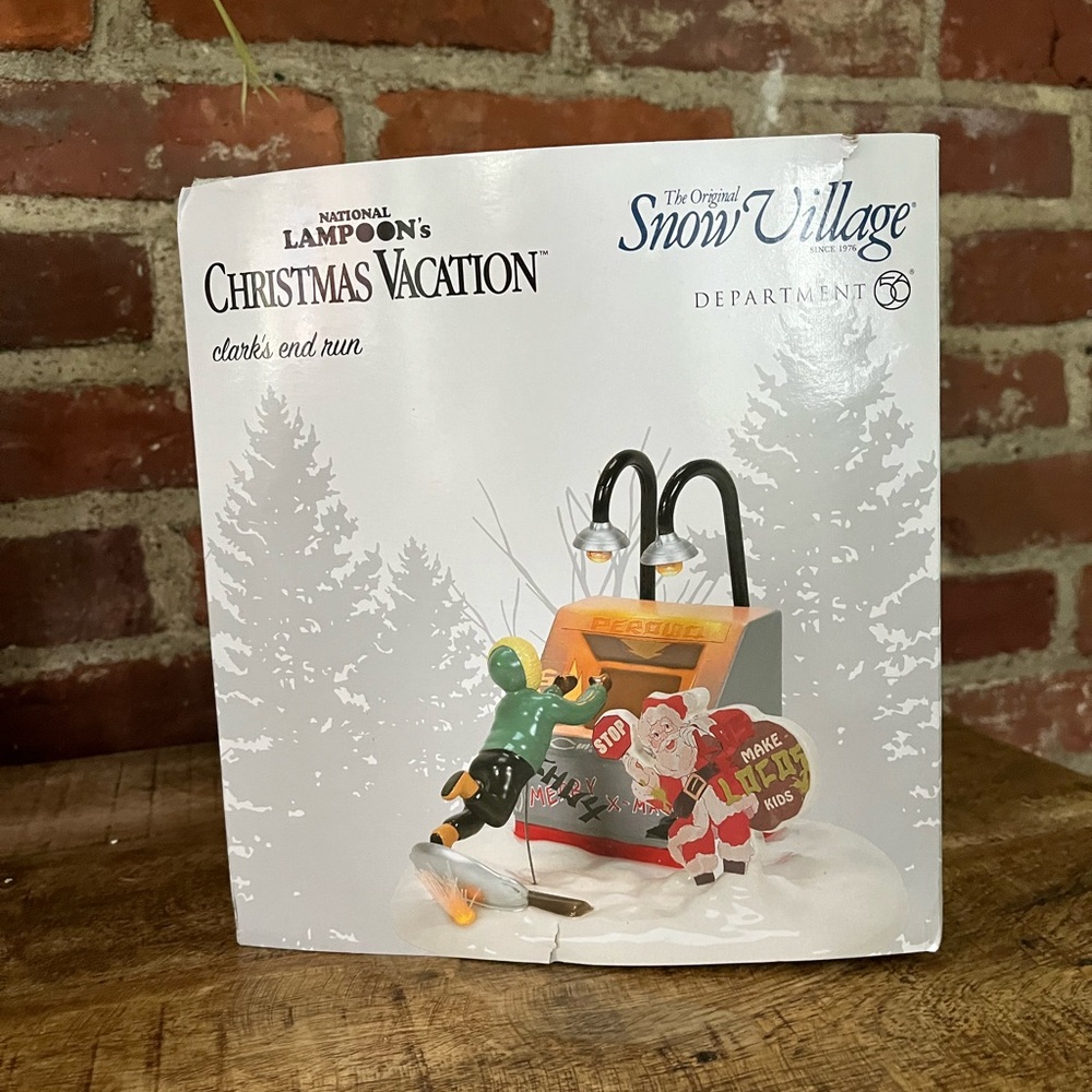 National Lampoon Christmas vacation Clark’s and run department 56 Snow Village